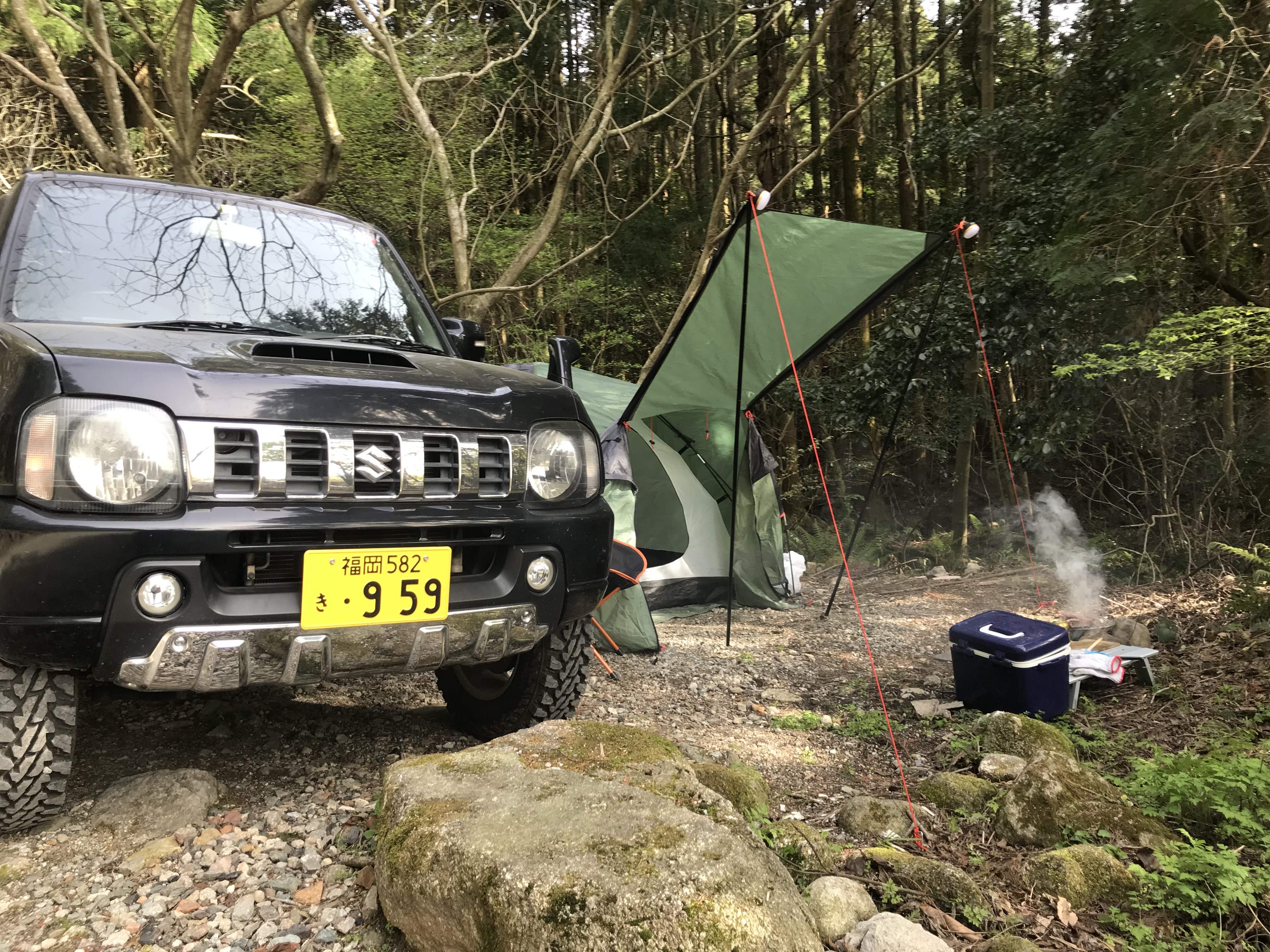 ジムニーで車内泊 21 ジムニーとアウトドア